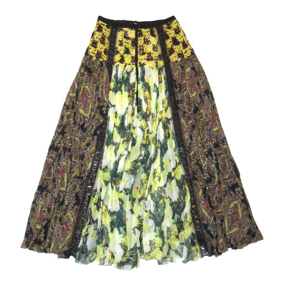 NWT Anthropologie Beguile by Byron Lars Petal Patch Maxi Skirt 2P Petite - Picture 12 of 12